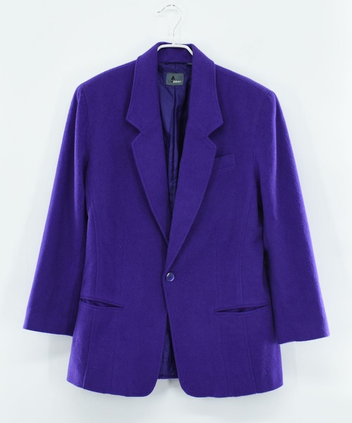 VINTAGE（ヴィンテージ）の「【ヴィンテージ古着】90’s Liz WEAR テーラードジャケット（テーラードジャケット・メンズ・パープル・LARGE）」の8枚目の写真
