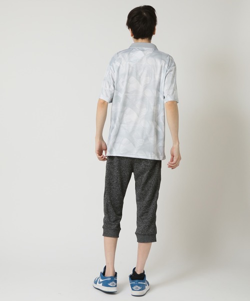 ARCADE（アーケード）の「接触冷感 ドライストレッチカチオン ライン入りクロップドジョガーパンツ 七分丈（スウェットパンツ・メンズ・チャコールグレー/ブラック×グレー/杢グレー・LL/L/M）」の7枚目の写真