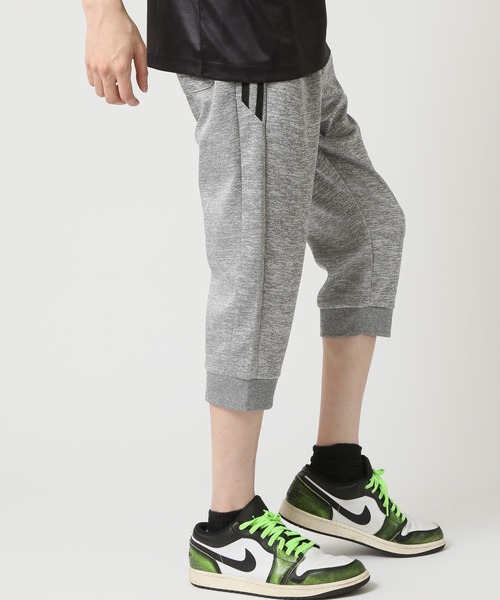 ARCADE（アーケード）の「接触冷感 ドライストレッチカチオン ライン入りクロップドジョガーパンツ 七分丈（スウェットパンツ・メンズ・チャコールグレー/ブラック×グレー/杢グレー・LL/L/M）」の16枚目の写真