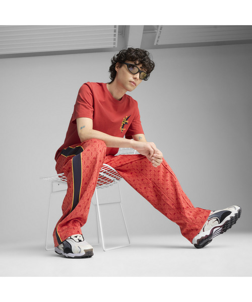 PUMA(プーマ)の「PUMA プーマ メンズ ロード トゥ ユニティ AOP リラックス ストレート トラック パンツ(その他パンツ・メンズ・レッド系その他/ネイビー・SMALL/X-LARGE/LARGE/MEDIUM/X-SMALL/XX-LARGE)」の4枚目の写真