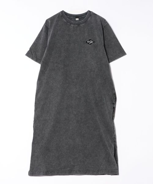 Kahiko(カヒコ)の「【Kahiko】SURF&Palms ユーイングTシャツワンピース(ワンピース・レディース・ライトブルー/グレー/ダークブルー・FREE)」の4枚目の写真