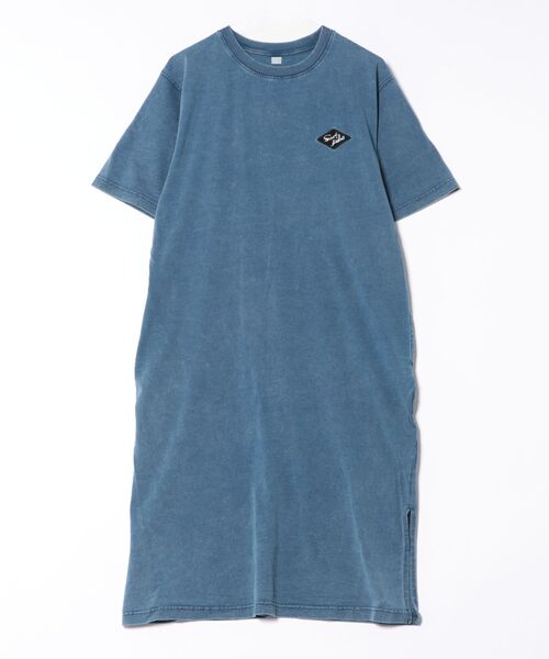 Kahiko(カヒコ)の「【Kahiko】SURF&Palms ユーイングTシャツワンピース(ワンピース・レディース・ライトブルー/グレー/ダークブルー・FREE)」の6枚目の写真
