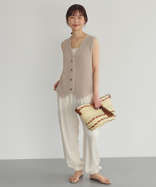 SLOBE IENA（スローブイエナ）の「SLOBE フラットサンダル（サンダル・レディース・オレンジ/ベージュ/ブラック・24cm/24.5cm/23.5cm/23cm）」の12枚目の写真