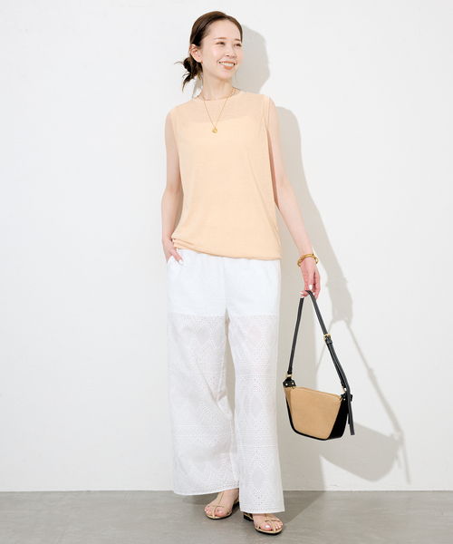 SLOBE IENA（スローブイエナ）の「SLOBE フラットサンダル（サンダル・レディース・オレンジ/ベージュ/ブラック・24cm/24.5cm/23.5cm/23cm）」の4枚目の写真