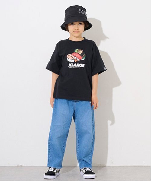 XLARGE KIDS(エクストララージキッズ)の「ロゴ刺しゅうハット(キャップ・キッズ・ホワイト/グリーン/ブラック・52-56cm/S(48-52cm))」の14枚目の写真