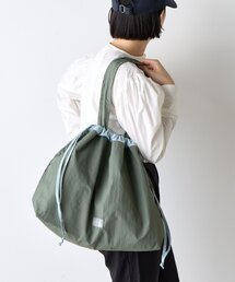 ナイロン保冷巾着トートバッグ