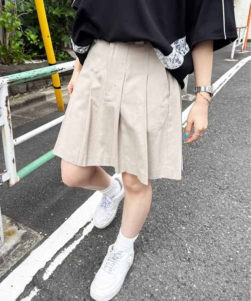 DOUBLE NAME(ダブルネーム)の「ミニプリーツスカート(スカート・レディース・ブラック/ライトグレー/ピンク・FREE)」の1枚目の写真