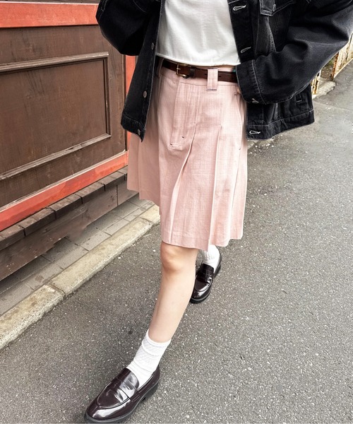 DOUBLE NAME(ダブルネーム)の「ミニプリーツスカート(スカート・レディース・ブラック/ライトグレー/ピンク・FREE)」の6枚目の写真