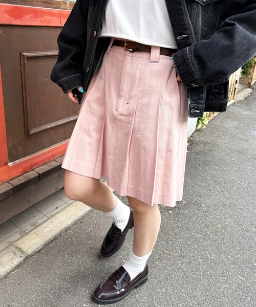 DOUBLE NAME(ダブルネーム)の「ミニプリーツスカート(スカート・レディース・ブラック/ライトグレー/ピンク・FREE)」の7枚目の写真