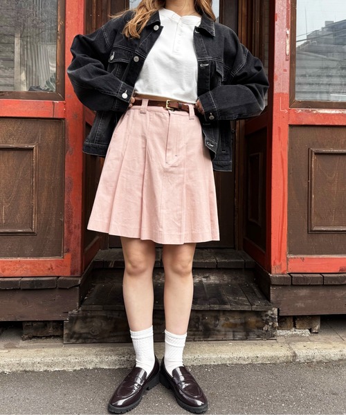 DOUBLE NAME(ダブルネーム)の「ミニプリーツスカート(スカート・レディース・ブラック/ライトグレー/ピンク・FREE)」の4枚目の写真