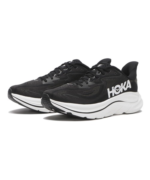 HOKA(ホカ)の「CLIFTON 10 1162030-BWHT(スニーカー・メンズ・ブラック・26.0cm/26.5cm/27.0cm/27.5cm/28.0cm/28.5cm/29.0cm/25.5cm/25.0cm/30.0cm)」の3枚目の写真
