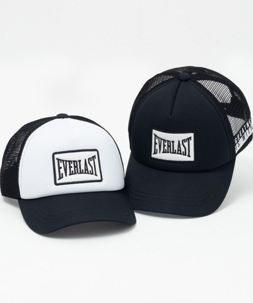 EVERLAST(スポーツ・ライフスタイル)（エバーラスト）の「EVERLAST ワッペンメッシュCAP（キャップ・メンズ・ホワイト/ブラック・FREE）」の7枚目の写真
