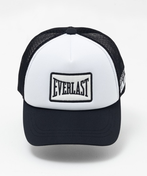 EVERLAST(スポーツ・ライフスタイル)（エバーラスト）の「EVERLAST ワッペンメッシュCAP（キャップ・メンズ・ホワイト/ブラック・FREE）」の8枚目の写真