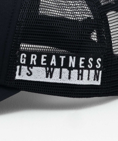 EVERLAST(スポーツ・ライフスタイル)（エバーラスト）の「EVERLAST ワッペンメッシュCAP（キャップ・メンズ・ホワイト/ブラック・FREE）」の5枚目の写真
