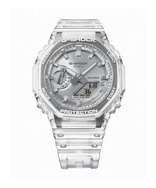 G-SHOCK(ジーショック)の「BRIGHT METALLIC DIAL SERIES / GA-2100BM-7A8JF(アナログ腕時計・メンズ・クリア・FREE)」の2枚目の写真
