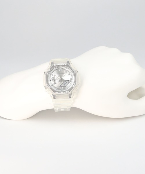 G-SHOCK(ジーショック)の「BRIGHT METALLIC DIAL SERIES / GA-2100BM-7A8JF(アナログ腕時計・メンズ・クリア・FREE)」の9枚目の写真