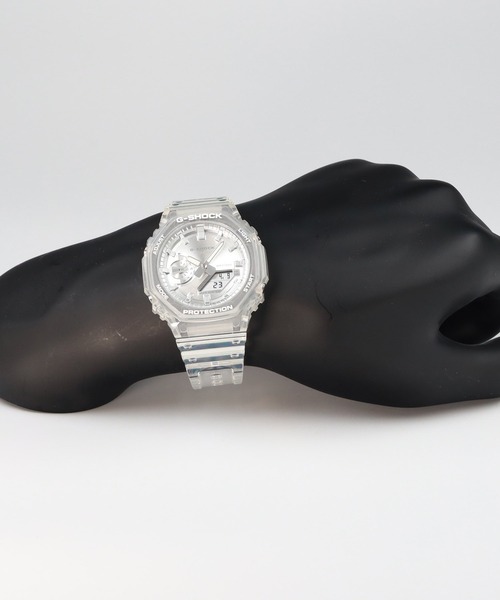G-SHOCK(ジーショック)の「BRIGHT METALLIC DIAL SERIES / GA-2100BM-7A8JF(アナログ腕時計・メンズ・クリア・FREE)」の8枚目の写真