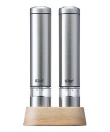 GEORGE'S | Russel Hobbs 電動ミル ソルト&ペッパー ミニセット シルバー NEWモデル(キッチンツール)