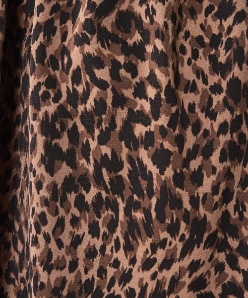 CHIC STYLE(シックスタイル)の「レオパードプリントブラウス<大きいサイズ有>シックスタイル(シャツ/ブラウス・レディース・グレー系/ブラウン系・5L/4L/3L/LL/L/M)」の20枚目の写真