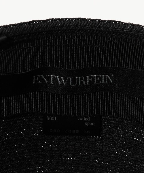 TOMORROWLAND （トゥモローランド）の「ENTWURFEIN　 JOSET.BDN キャップ（キャップ・レディース・ベージュ/ブラック・FREE）」の8枚目の写真