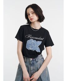 jouetie | ローズドッキングトップス(Tシャツ/カットソー)