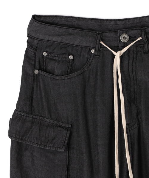 DANKE SCHON(ダンケシェーン)の「DankeSchon/ダンケシェーン/TENCEL CARGO PANTS(カーゴパンツ・メンズ・ブラック・M/L)」の17枚目の写真