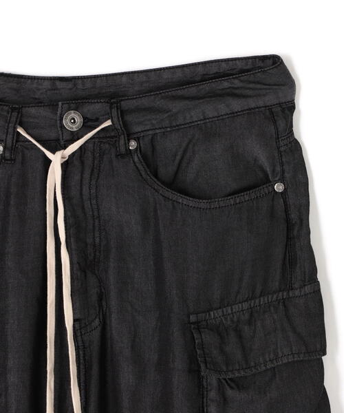 DANKE SCHON(ダンケシェーン)の「DankeSchon/ダンケシェーン/TENCEL CARGO PANTS(カーゴパンツ・メンズ・ブラック・M/L)」の18枚目の写真