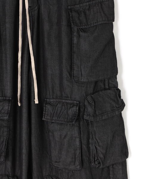 DANKE SCHON(ダンケシェーン)の「DankeSchon/ダンケシェーン/TENCEL CARGO PANTS(カーゴパンツ・メンズ・ブラック・M/L)」の19枚目の写真