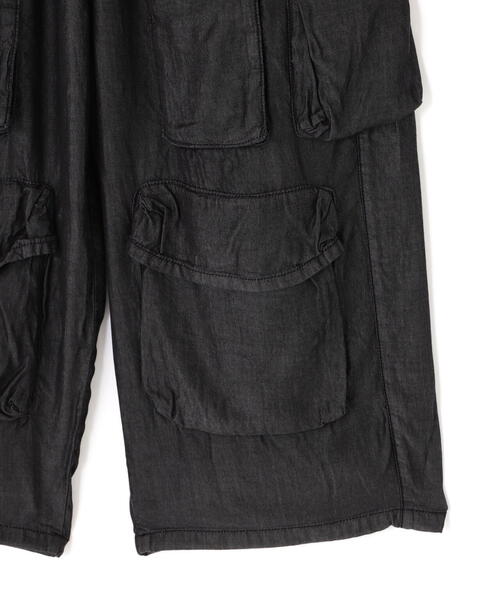 DANKE SCHON(ダンケシェーン)の「DankeSchon/ダンケシェーン/TENCEL CARGO PANTS(カーゴパンツ・メンズ・ブラック・M/L)」の20枚目の写真