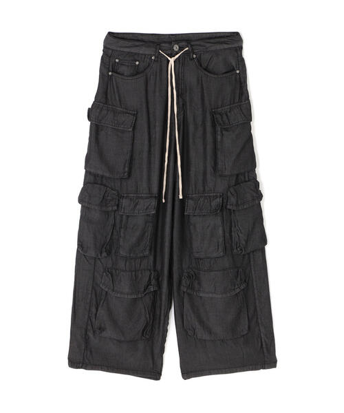 DANKE SCHON(ダンケシェーン)の「DankeSchon/ダンケシェーン/TENCEL CARGO PANTS(カーゴパンツ・メンズ・ブラック・M/L)」の4枚目の写真