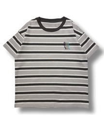 JUNKSOUL（ジャンクソウル）の「RIVER SIDE CULTURE/RSC ボーダーTシャツ KIDS (M4)（Tシャツ/カットソー）」