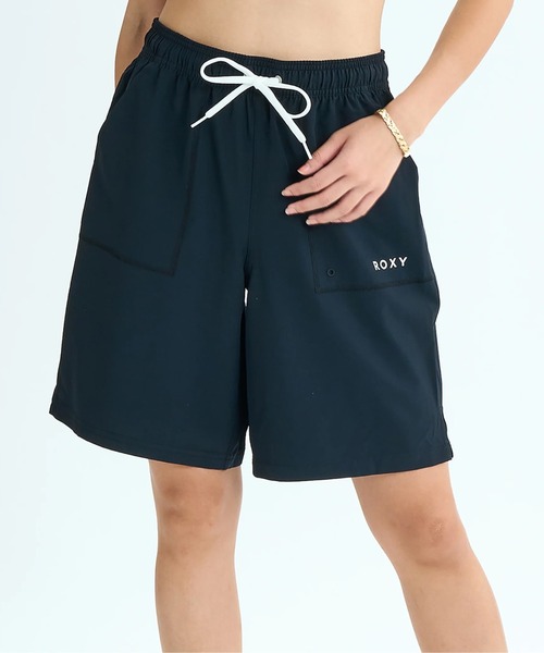 ROXY（ロキシー）の「HORIZONTAL LINE /ロキシー水陸両用ウエストゴムボードショーツ・バギーショーツ（水着）（水着・レディース・ベージュ/ブラック・SMALL/MEDIUM/LARGE）」の13枚目の写真