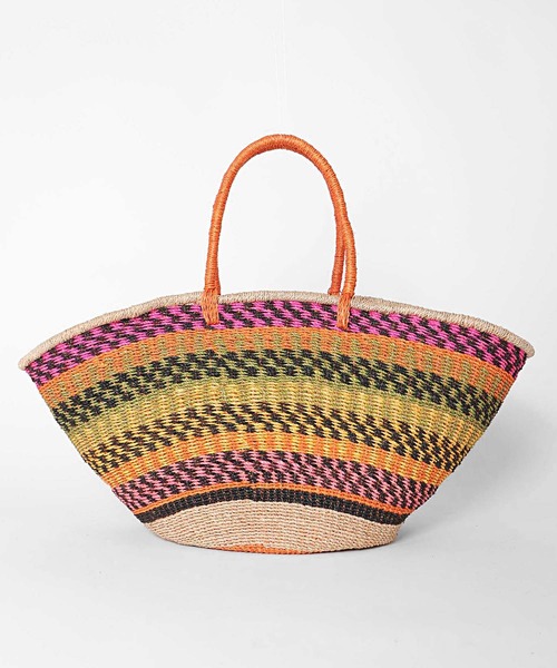 The Bagmati（ザバグマティ）の「アバカトートバッグ【バグマティ/BAGMATI】（かごバッグ・レディース・ブラック・フリー）」の4枚目の写真