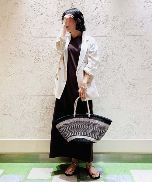 The Bagmati（ザバグマティ）の「アバカトートバッグ【バグマティ/BAGMATI】（かごバッグ・レディース・ブラック・フリー）」の20枚目の写真