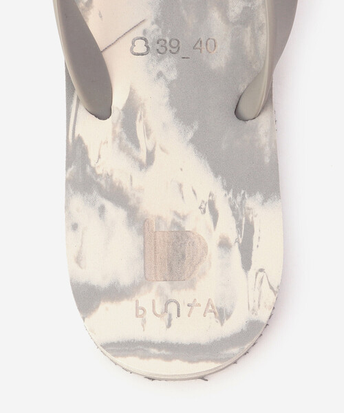 Bshop(ビショップ)の「buntA | 〈別注〉ビーチサンダル Gray (Marble) WOMEN(サンダル・レディース・グレー・24/25/23)」の5枚目の写真