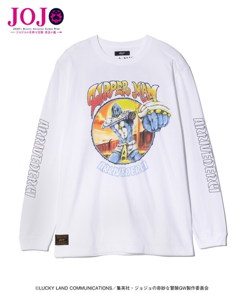 glamb（グラム）の「Bruno Bucciarati’s Stand Cutsew（Tシャツ/カットソー・メンズ・ホワイト/ブラック・XL/L/M/S）」の5枚目の写真