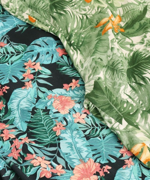 anap mimpi（アナップミンピ）の「ボタニカル柄 レーヨン ワイド パンツ【セットアップ着用可（その他パンツ・レディース・ブラック/グリーン・FREE）」の20枚目の写真