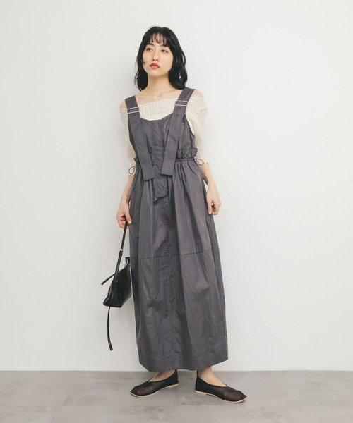 KBF（ケイビーエフ）の「コンパクトシャーリングブラウス（シャツ/ブラウス・レディース・アイボリー/ブラック/イエロー・ONE）」の9枚目の写真