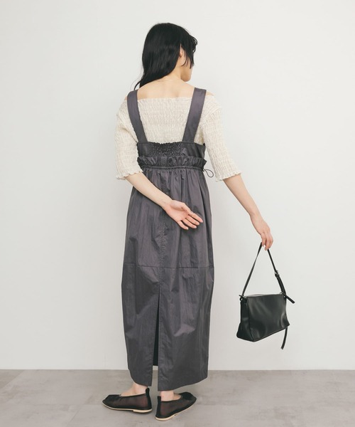 KBF（ケイビーエフ）の「コンパクトシャーリングブラウス（シャツ/ブラウス・レディース・アイボリー/ブラック/イエロー・ONE）」の11枚目の写真