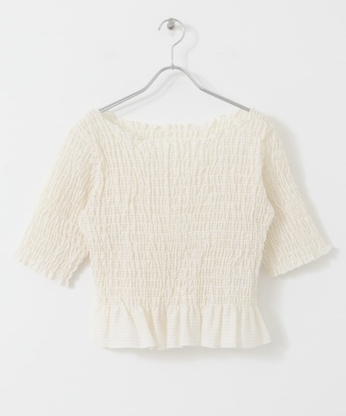 KBF / ケービーエフ コンパクトシャーリングブラウス KBF｜コンパクトシャーリングブラウス | Rakuten Fashion(楽天