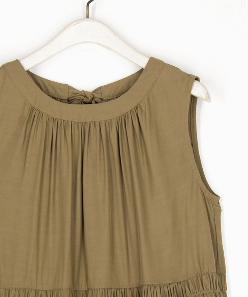 NICOLE white（ニコルホワイト）の「ティーアードワンピース（ワンピース・レディース・ブルー/ブラック/オリーブ・FREE）」の21枚目の写真