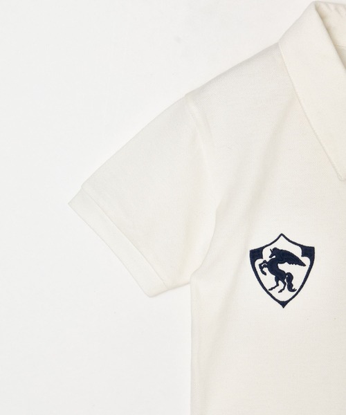 BEEDEN（ビーデン）の「POLO BODYSUITS（シャツ/ブラウス・レディース・ネイビー/ホワイト・FREE）」の10枚目の写真