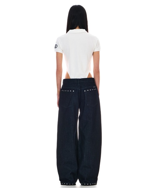 BEEDEN（ビーデン）の「POLO BODYSUITS（シャツ/ブラウス・レディース・ネイビー/ホワイト・FREE）」の17枚目の写真