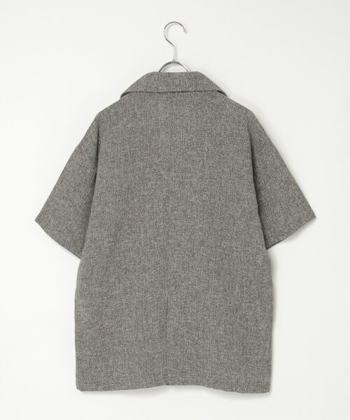 セール】サマーツィードハーフスリーブジャケット（テーラード