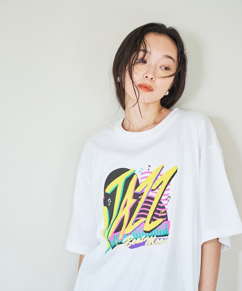 coen（コーエン）の「ROCK STANLEY（ロックスタンレー）別注 RADIO-Tシャツ（Tシャツ/カットソー・レディース・オフホワイト/ダークグレー/ネイビー/その他2/その他3/その他1・M/L）」の8枚目の写真