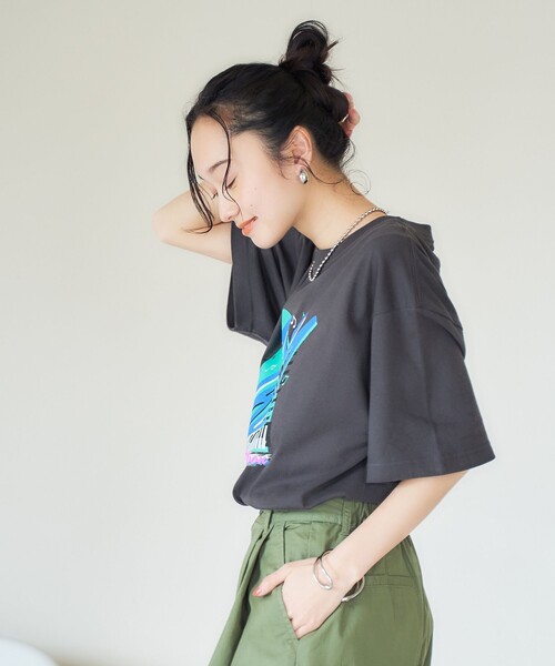 coen（コーエン）の「ROCK STANLEY（ロックスタンレー）別注 RADIO-Tシャツ（Tシャツ/カットソー・レディース・オフホワイト/ダークグレー/ネイビー/その他2/その他3/その他1・M/L）」の14枚目の写真