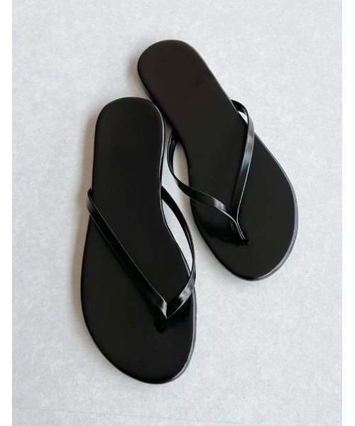 Re:EDIT（リエディ）の「シンプルビーチサンダル（サンダル・レディース・ホワイト/シルバー/ブラック・SMALL/MEDIUM/LARGE）」の2枚目の写真