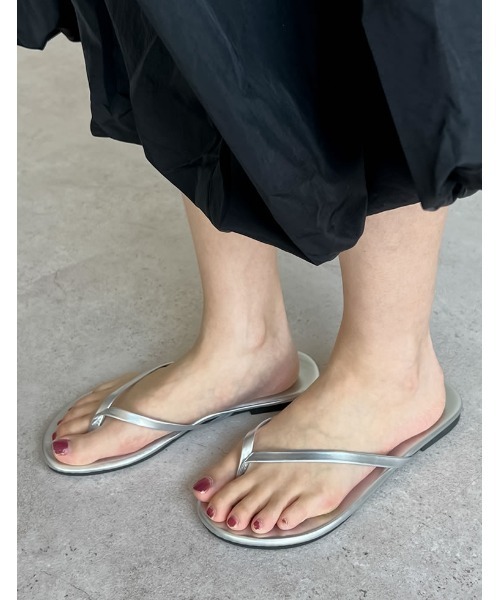 Re:EDIT（リエディ）の「シンプルビーチサンダル（サンダル・レディース・ホワイト/シルバー/ブラック・SMALL/MEDIUM/LARGE）」の15枚目の写真