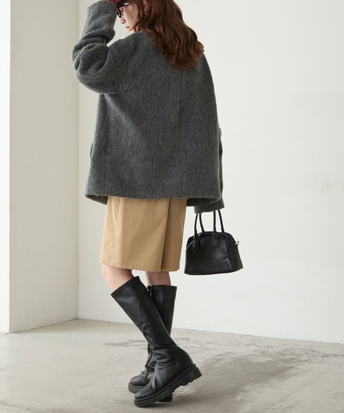 BONLECILL（ボンルシール）の「シャギーメルトンカーブスリーブ