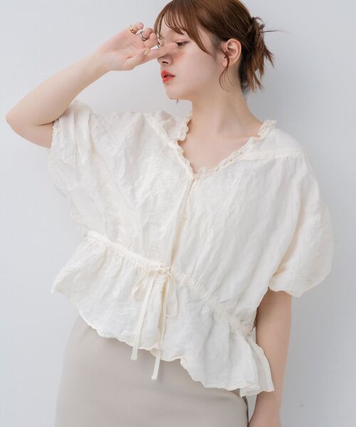 セール】wrinkles blouse（シャツ/ブラウス）｜kivi（キヴィ）の